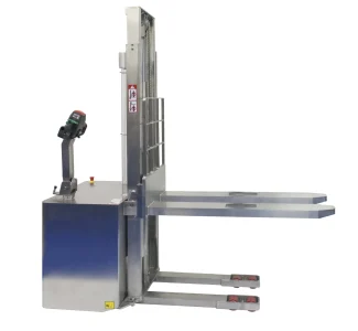GX 12 Edelstahl V2A Elektro-Deichselstapler